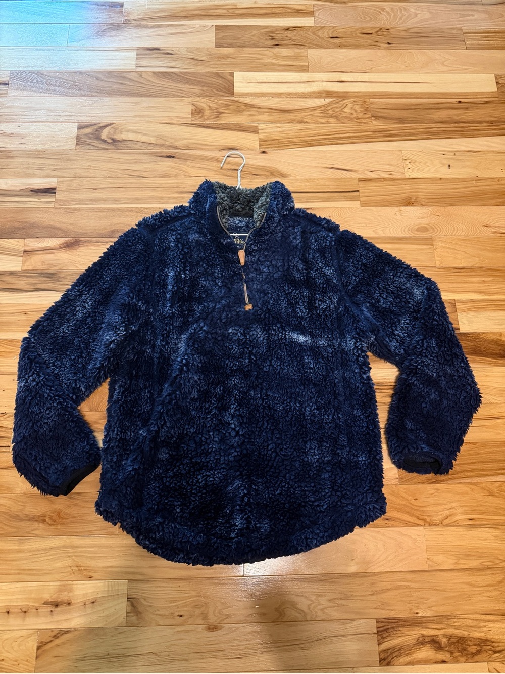 Simply Southern Navy Sherpa Pullover Medium